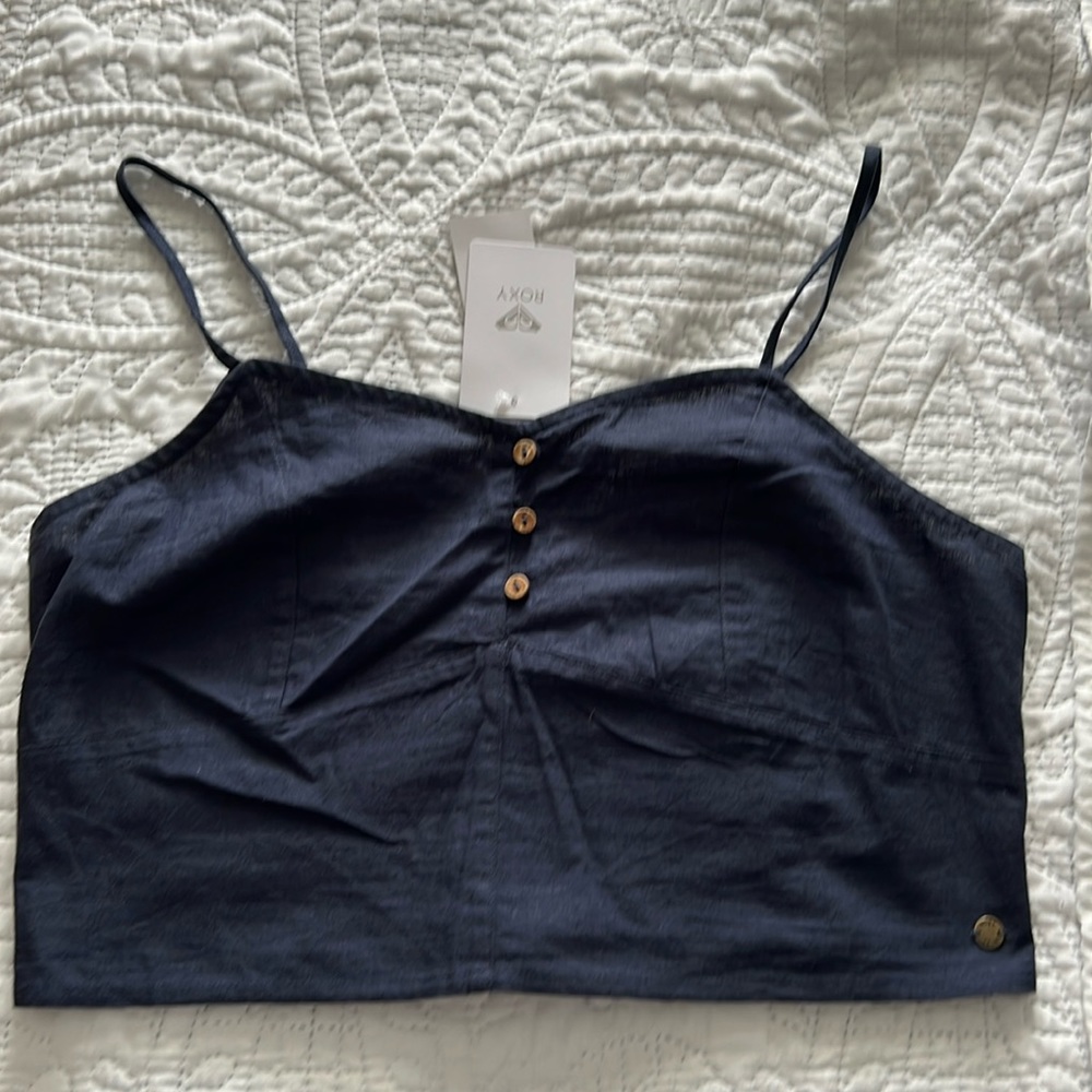 Roxy Spring Night Light Strappy Crop Top